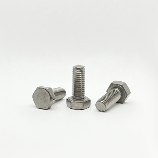 Titanový šroub M8x25 mm | Grade 2 | DIN 933 | s šestihrannou hlavou (1)