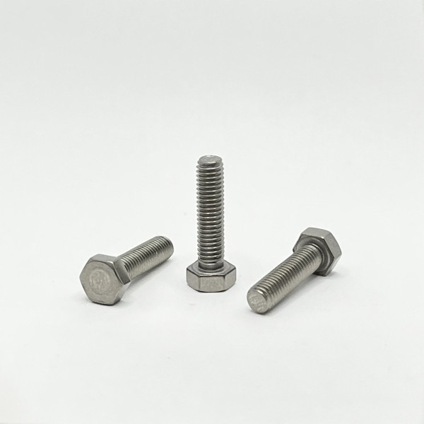 Titanový šroub M6x25 mm | Grade 2 | DIN 933 | s šestihrannou hlavou (1)