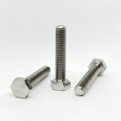 Titanový šroub M8x40 mm | Grade 2 | DIN 933 | s šestihrannou hlavou